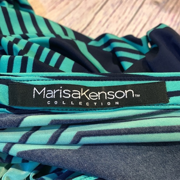 Marisa Kenson Collection One Shoulder Bodycon Midi Dress • Maybelinn • Sz XS NEW - Picture 12 of 15